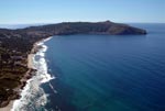 Veduta aerea costa Capo Palinuro