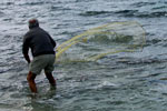 Svolgimento della pesca tipica a Palinuro