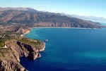 Veduta aerea costa Capo Palinuro